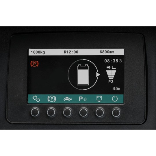 4" Colour Display -Hour meter