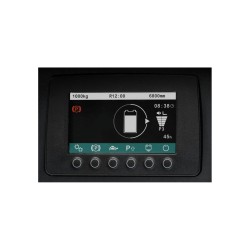 4" colour display and hour meter