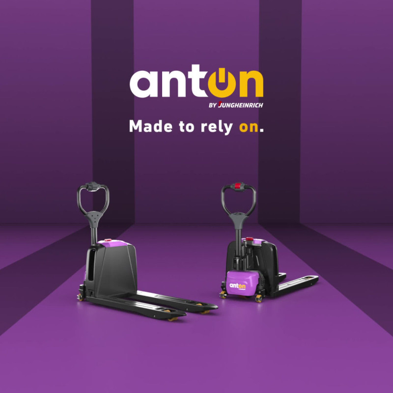 Electric pedestrian pallet truck - SW | PTL 1.5 | 685 x 1150 mm | AntOn by Jungheinrich