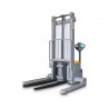 Jungheinrich EJC M13 Stacker with straddle arms for extra support